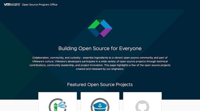 VMWare OpenSource Software : Made With Angular