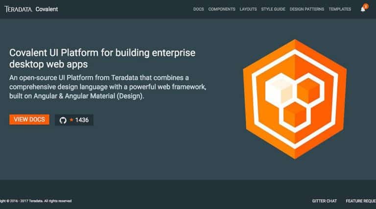 Teradata : Made with Angular