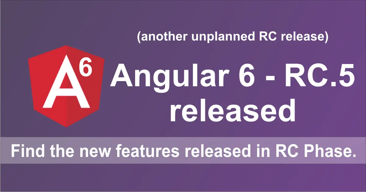 Angular 6 Features Find Whats new in Angular 6