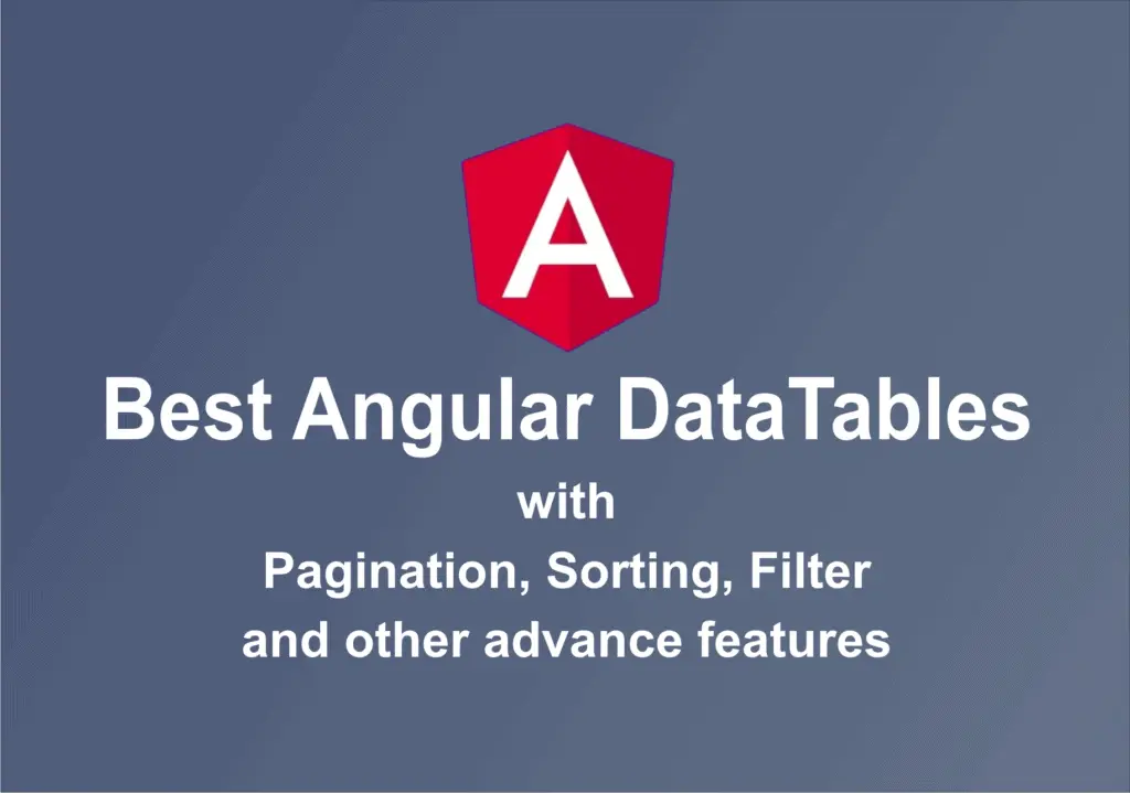 10 Best Angular Datatables With Pagination Sorting And