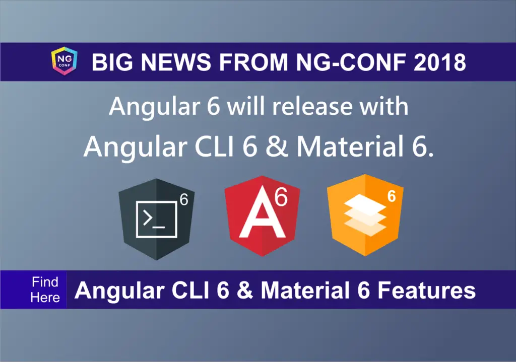 Angular CLI 6 and Angular Material 6 Features