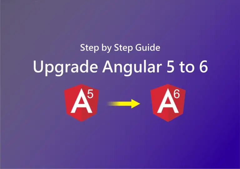 Upgrade Angular 5 to 6