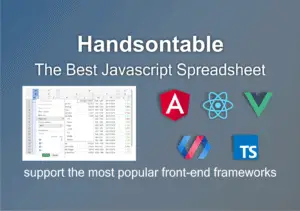 Handsontable The Best JavaScript Spreadsheet