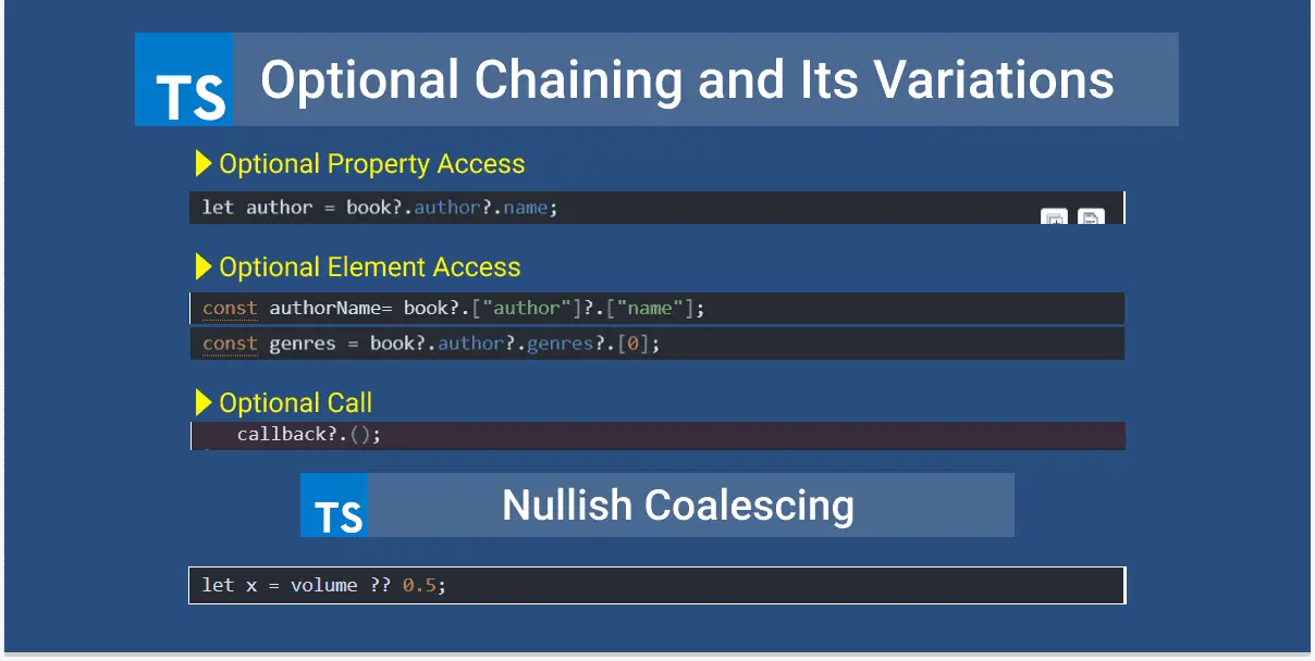 typescript optional chaining assignment