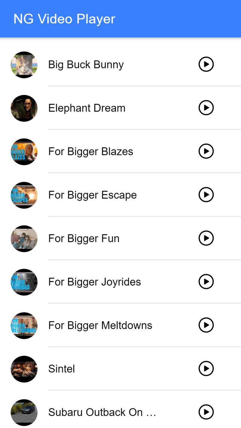 Ionic Video Player for Mobile and Web using Capacitor Video Player Plugin