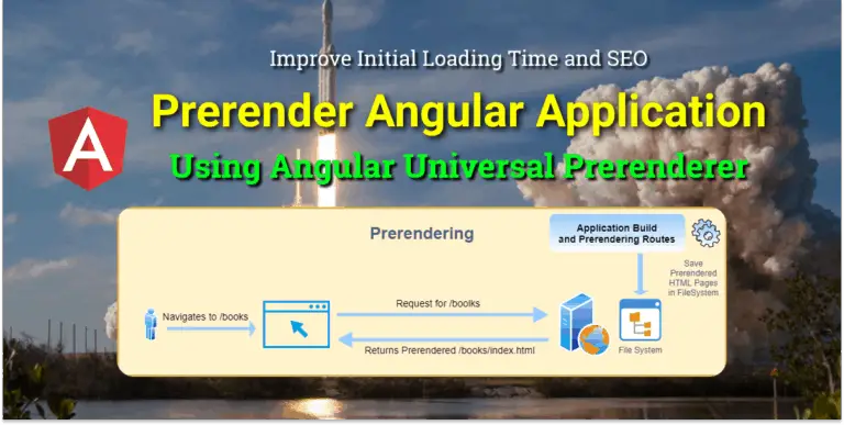 Prerender Angular Application using Angular Universal Prerenderer