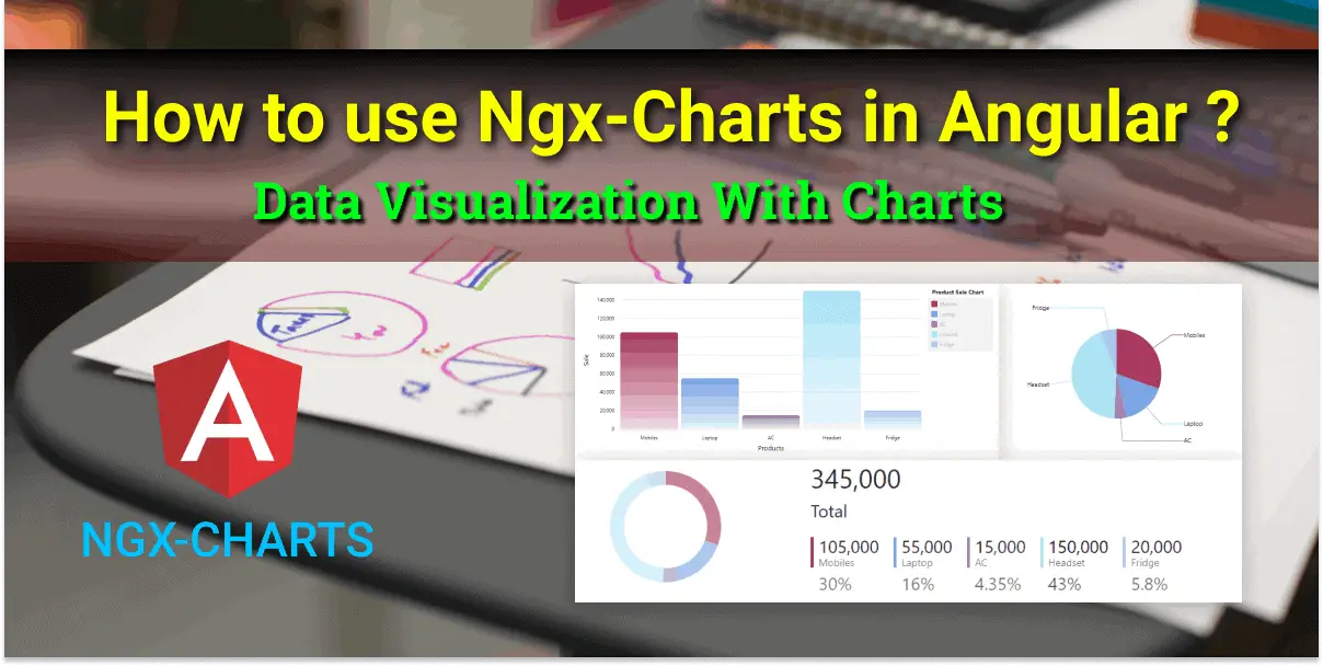 how to use ngx-charts in angular